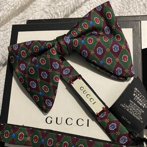 gucci tie purple|gucci bow tie sale.